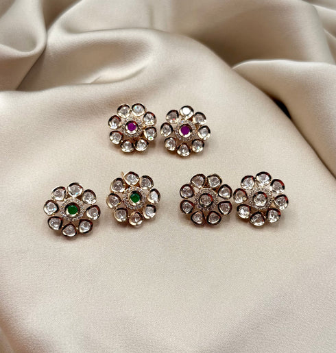 Kundan studs
