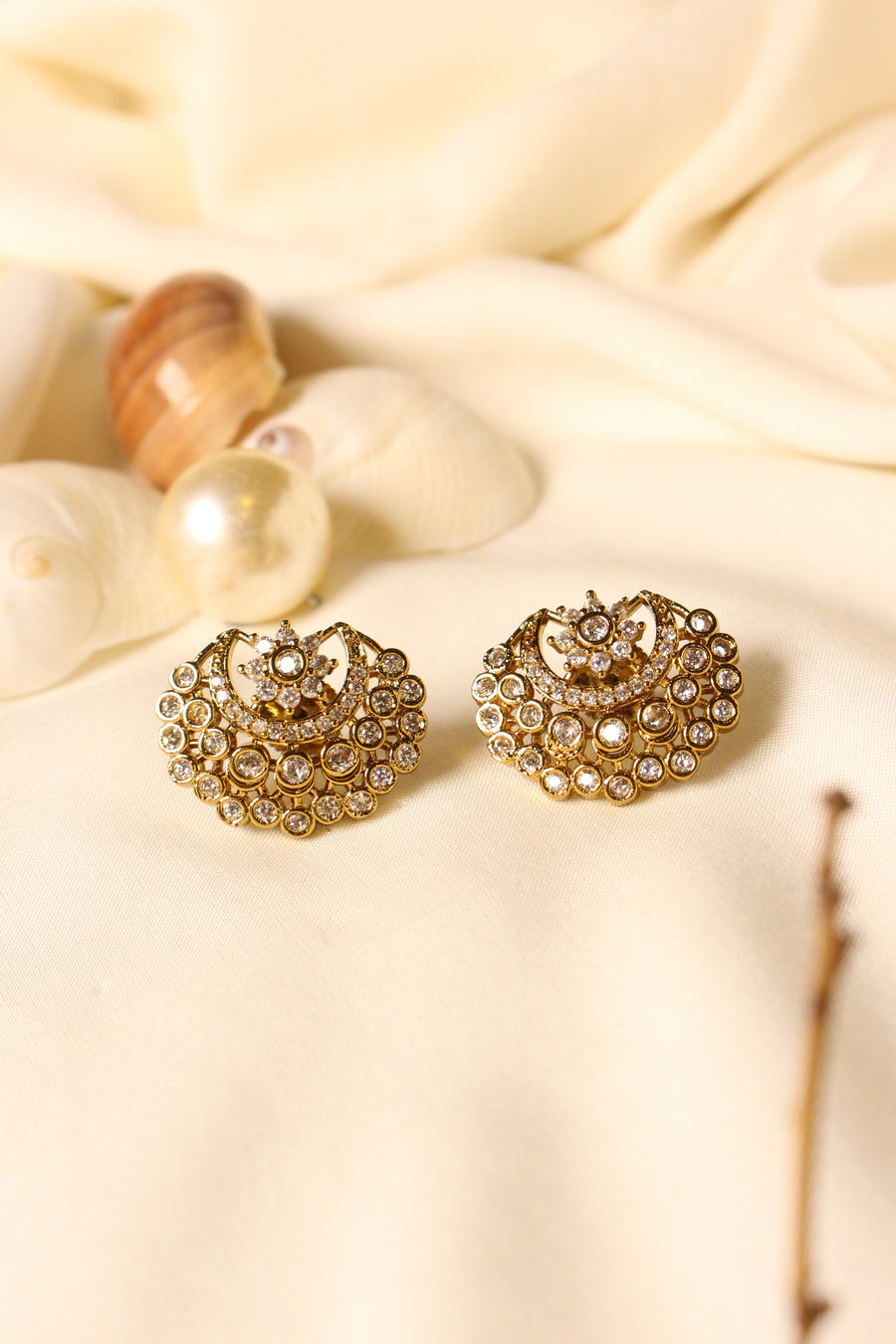 Gold Plated Chandani Earrings