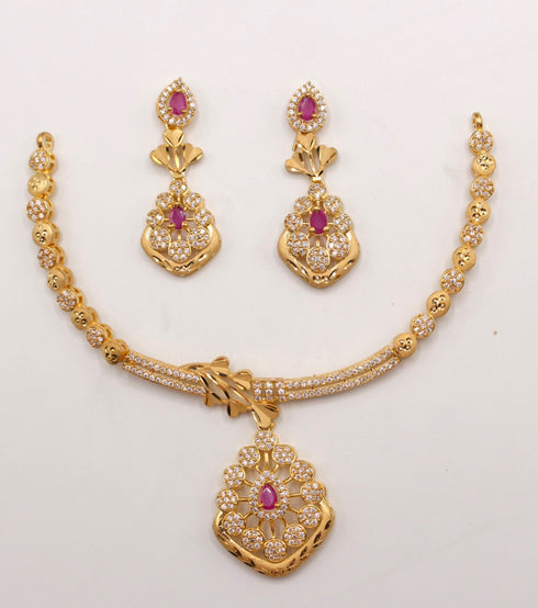GOLD PLATED FlORAL MORR