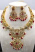Victorian Style Kundan Necklace with Earrings