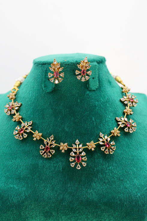 "MEHMAL" Diamond Style Necklace