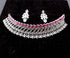 Silver Red Necklace