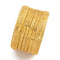 6'Pcs Madrasi Design Gold Plated Bridal Kangan