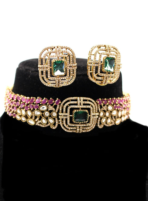 "Jahan Araa" Kundan Choker Necklace