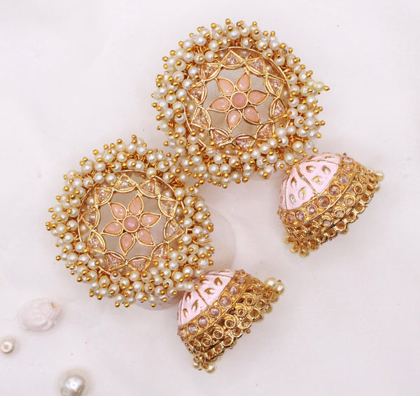 Blush Pearl jhumke