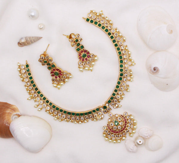 Gold Plated Indian Kundan Necklaces