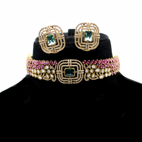 "Jahan Araa" Kundan Choker Necklace