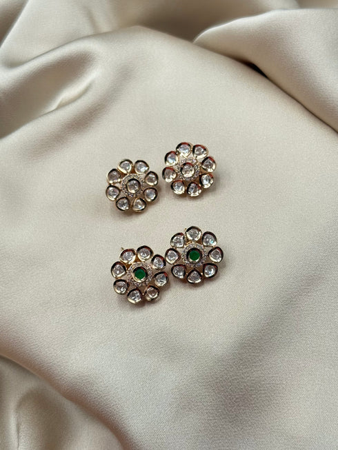Kundan studs