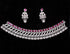 Silver Red Necklace