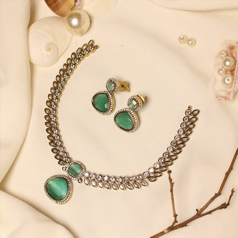 KUNDAN AQUA SET