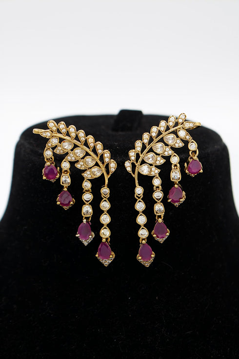 Chandelier kundan Earcuff