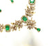Gulzar-E-Nageen" Green Ganga Jamna Style Necklace