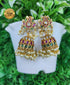 "Kanwal Jhumkay" Lotus Design Earrings