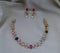 Gold Plated Naturattan Necklace with Earrings