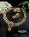 Jadau Necklace With Stud Earrings