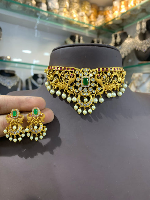 "SHANZAY" Jadau Choker Necklace