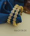 "BAMYAN" Gold Plated Jadau Bangles