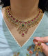 Bridal Necklace with Diamonds and Rubies